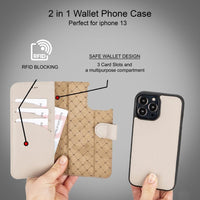 Apple iPhone 13 Series Colorful Detachable Leather Wallet Case - MW - Snagva