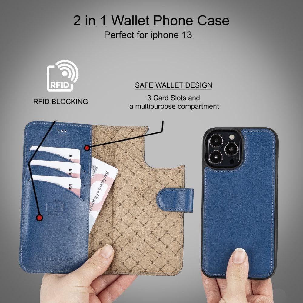 Apple iPhone 13 Series Colorful Detachable Leather Wallet Case - MW - Snagva