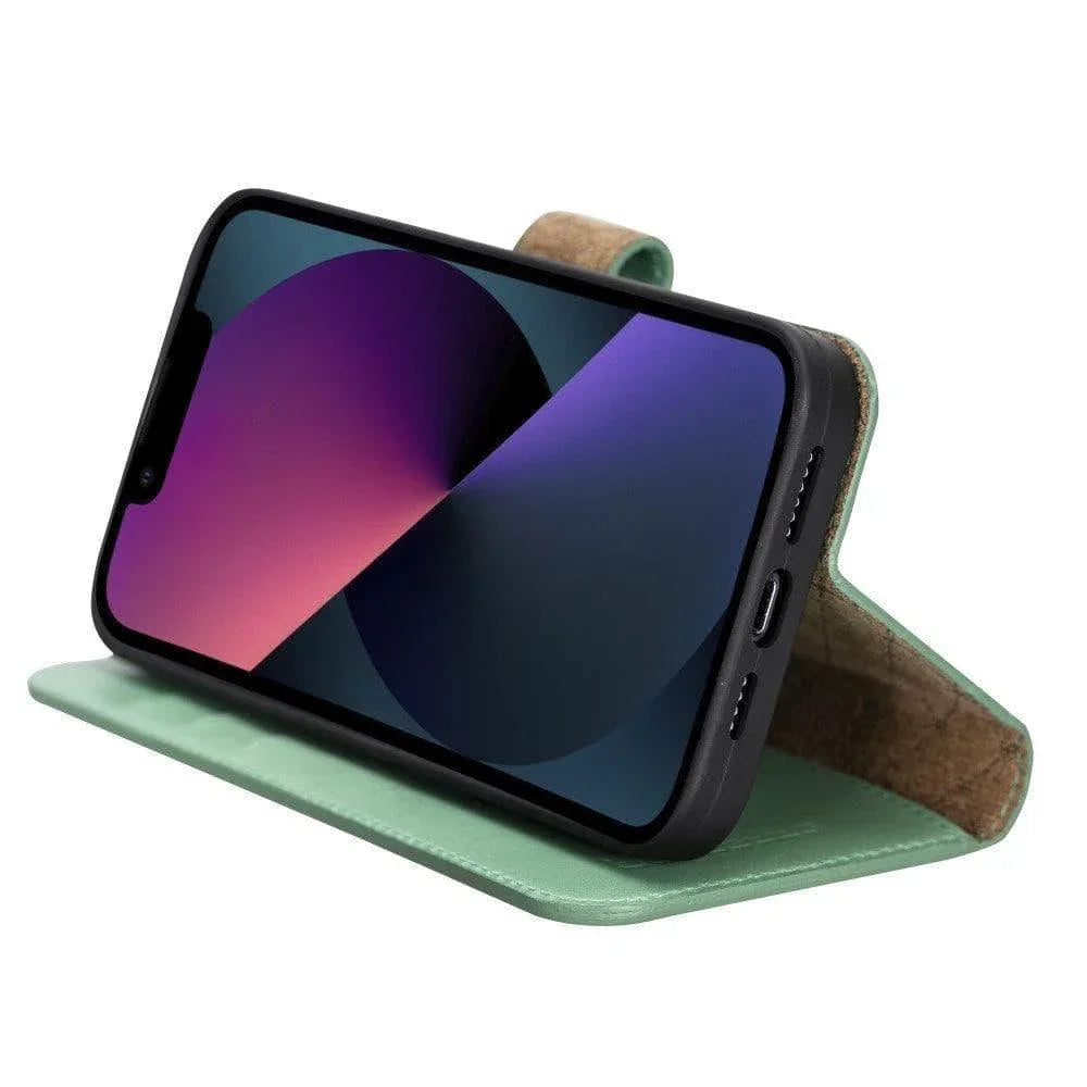 Apple iPhone 13 Series Colorful Detachable Leather Wallet Case - MW - Snagva