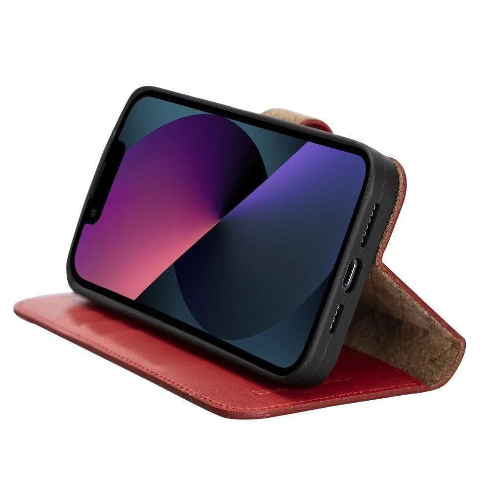 Apple iPhone 13 Series Colorful Detachable Leather Wallet Case - MW - Snagva