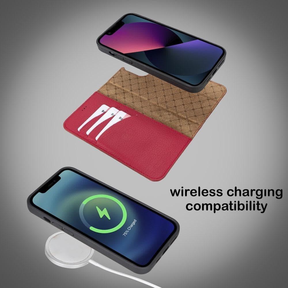Apple iPhone 13 Series Colorful Detachable Leather Wallet Case - MW - Snagva