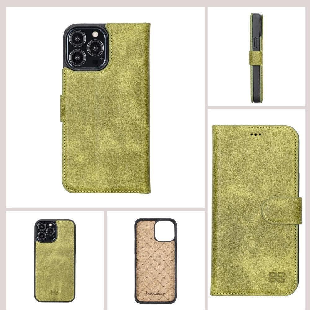 Apple iPhone 13 Series Colorful Detachable Leather Wallet Case - MW - Snagva
