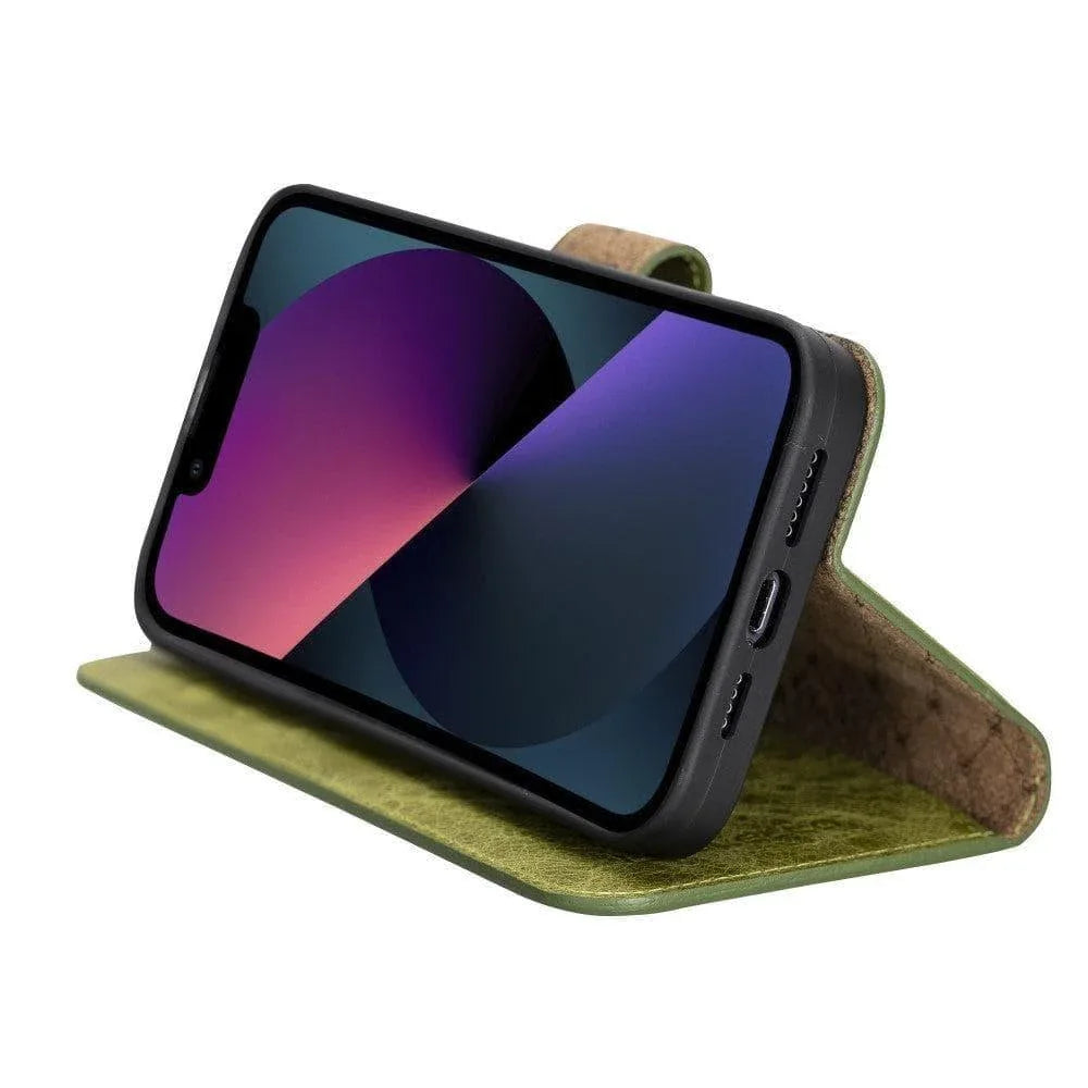 Apple iPhone 13 Series Colorful Detachable Leather Wallet Case - MW - Snagva