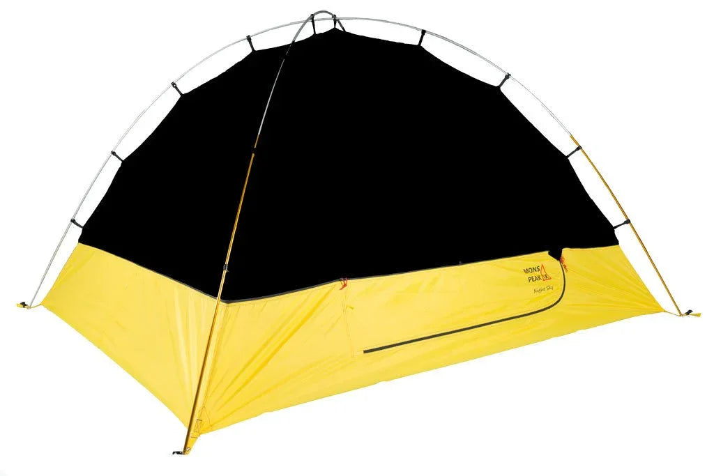 Night Sky 4P Base camping tent groundsheet in polyester material shown flat on ground