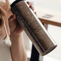 Mount Diablo - California Engraved Topographic Map Tumbler - Snagva