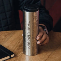 Mount Diablo - California Engraved Topographic Map Tumbler - Snagva