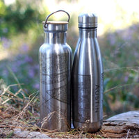 Mount Hood - Oregon Map Insulated Bottle - Snagva
