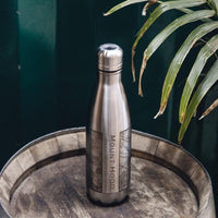 Mount Hood - Oregon Map Insulated Bottle - Snagva