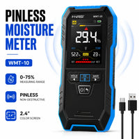pinless wood and wall moisture meter for drywall firewood and home inspection