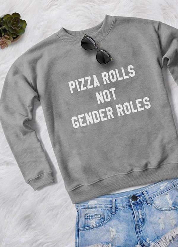 PIZZA ROLLS WOMEN SWEAT SHIRT - Snagva