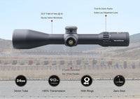 Vector Optics Continental 4-24x56 HD 34mm FFP Hunting Riflescope