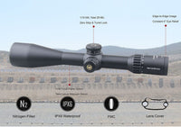 Vector Optics 34mm Continental 5-30x56 HD FFP Hunting Riflescopes 1/10