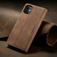 Luxury Magnetic Flip Wallet Case for iPhone 7, 8, X, 11, 12, 13