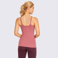 Workout Tank Top for Women Adjustable Spaghetti Strap Athletic Yoga
