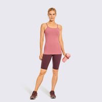 Workout Tank Top for Women Adjustable Spaghetti Strap Athletic Yoga