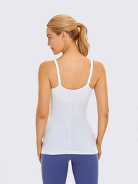 Workout Tank Top for Women Adjustable Spaghetti Strap Athletic Yoga