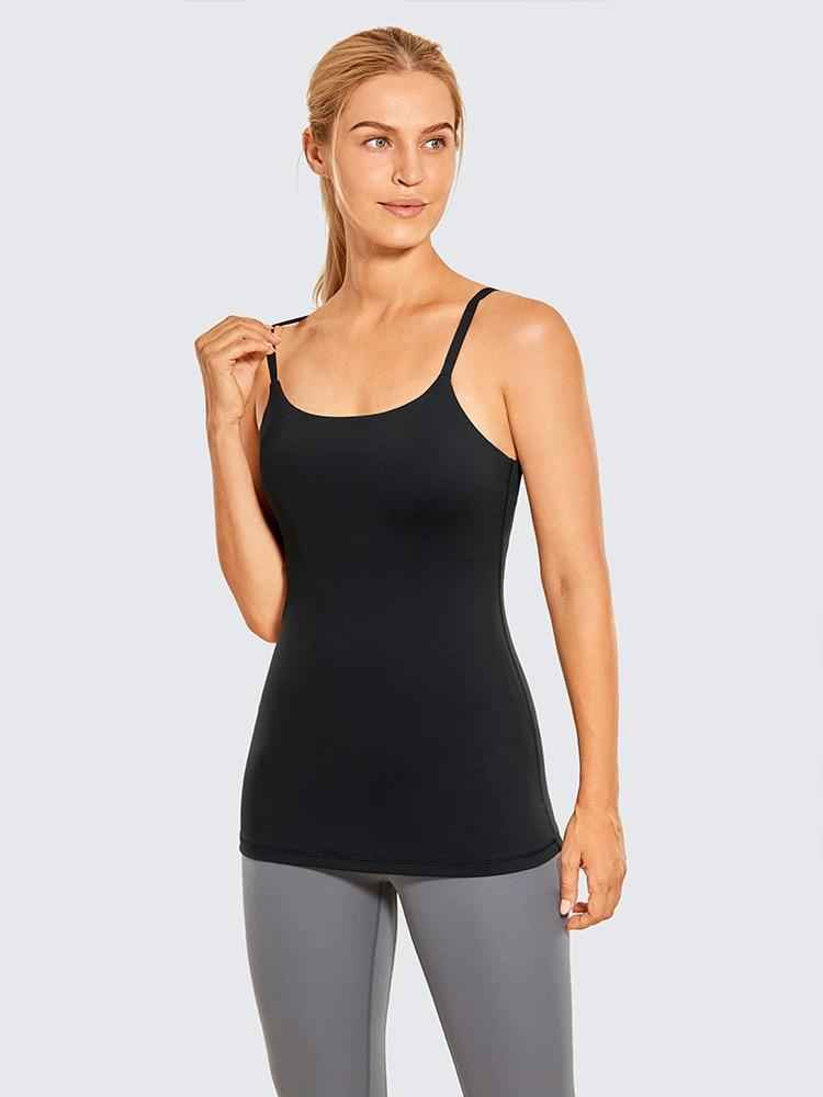 Workout Tank Top for Women Adjustable Spaghetti Strap Athletic Yoga