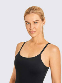 Workout Tank Top for Women Adjustable Spaghetti Strap Athletic Yoga