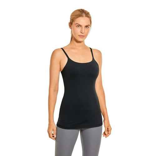 Workout Tank Top for Women Adjustable Spaghetti Strap Athletic Yoga