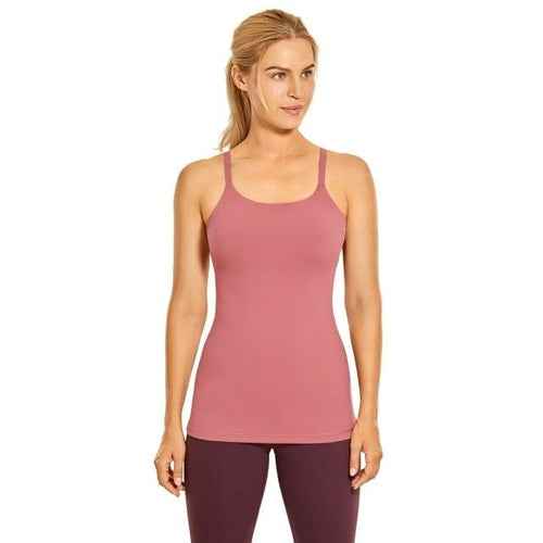 Workout Tank Top for Women Adjustable Spaghetti Strap Athletic Yoga