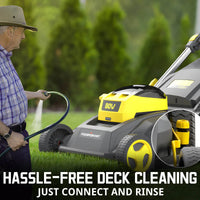 80V 26" Brushless Cordless Self-Propelled Lawn Mower w/ Battery & Charger PS76826 product image for Snagva.