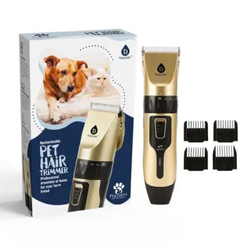 rechargeable pet hair trimmer for at home grooming