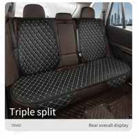 Black Quilted Leather Car Seat Covers