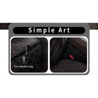 Black Quilted Leather Car Seat Covers