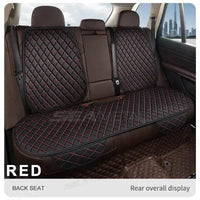 Black Quilted Leather Car Seat Covers
