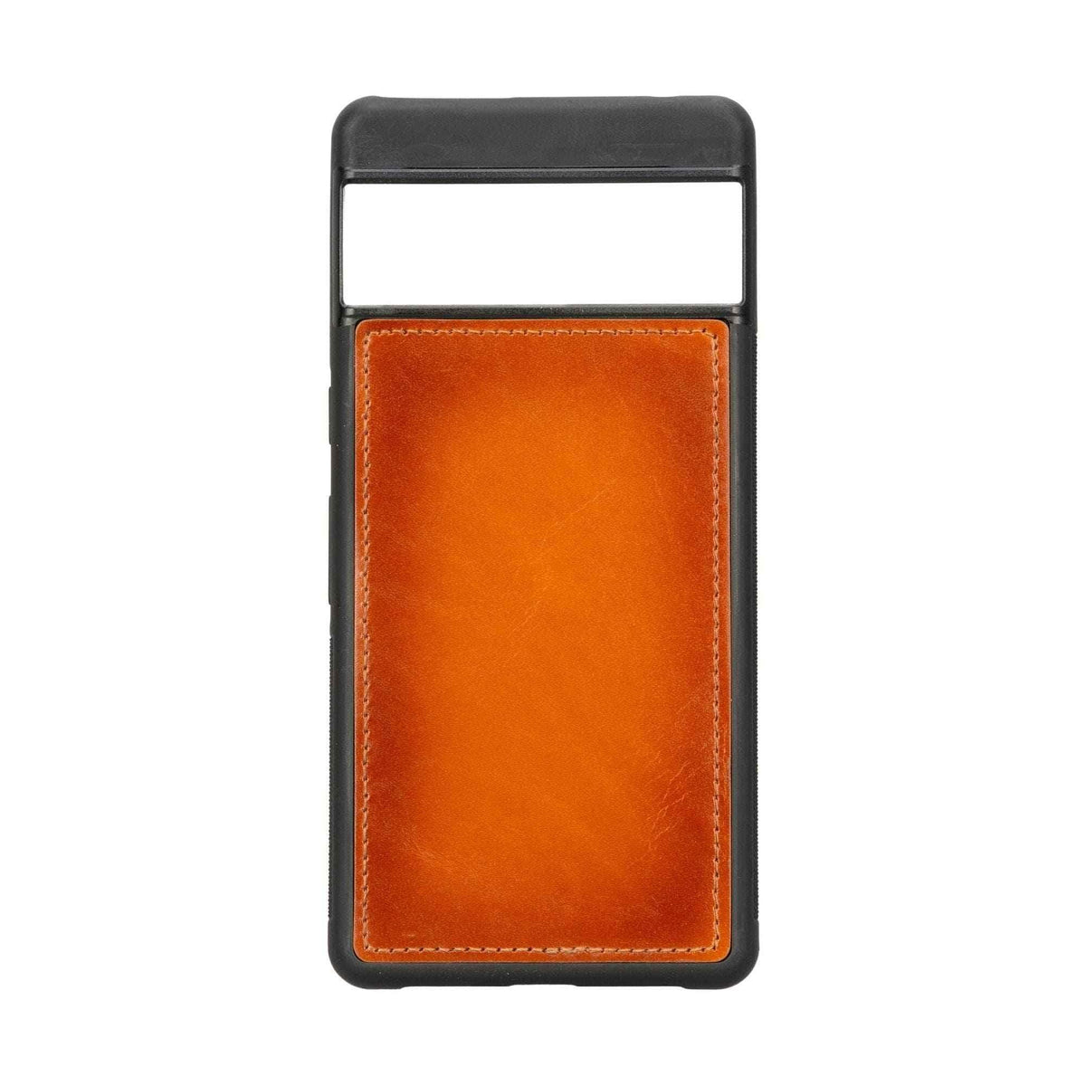 Sheridan wallet standing as a phone stand with Google Pixel device inside, hands-free viewing.