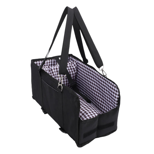 Snagva console dog car seat with adjustable tether and washable cushion