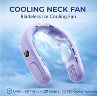 Wearable Neck Air Conditioner — Bladeless Cooling Plate Fan