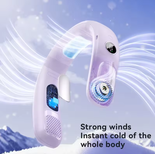 Snagva wearable neck cooling fan with bladeless airflow