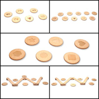 Montessori Balance Beam and Stepping Stones Set