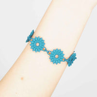 Flower Chain Bracelet - Dahlia