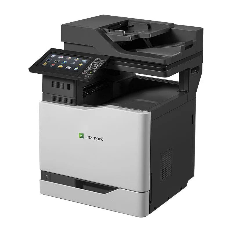 Close-up of LEXMARK CX860DTE Laser printer component against a white background